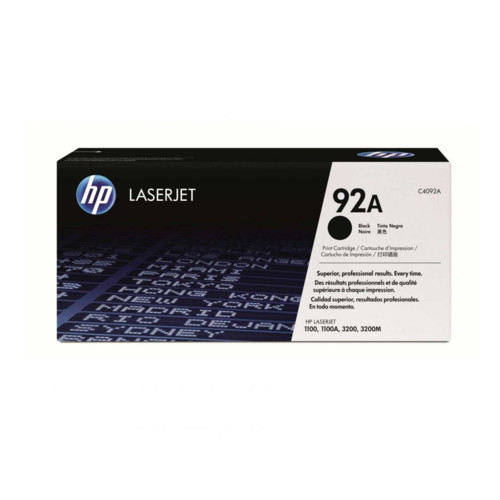 HP 92A Черный лазерный картридж (C4092A) - фото 1 - id-p47471025