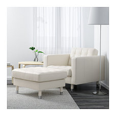 Кресло ЛАНДСКРУНА белый ИКЕА, IKEA, фото 2