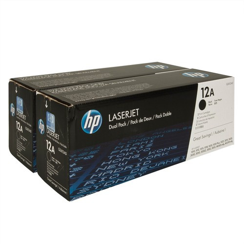 HP 12A Черный лазерный картридж (Q2612AF) - фото 1 - id-p47473453