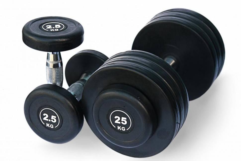 Гантельный ряд DAYU FITNESS DB-182 от 2,5 до 25 кг