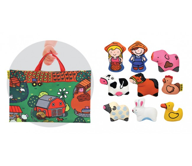Игровой набор с ковриком и фигурками - Мини ферма