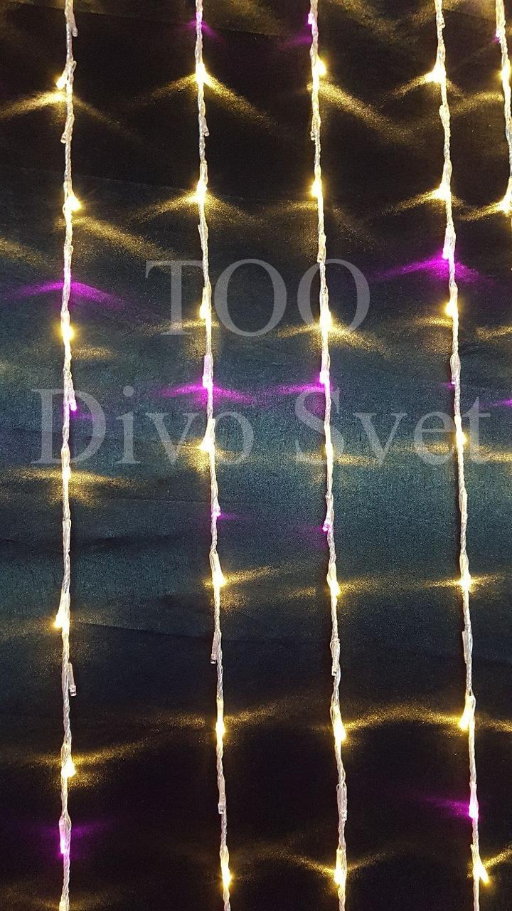 Led гирлянда "Водопад с двойным свечением" 3*3м, Гирлянда Водопад 3*3 м с двумя цветами