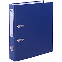 Папка регистратор OfficeSpace 7 мм с кармашком, бумвинил, синяя