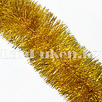 Мишура многослойная Желтая d=10 см, фото 1
