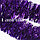 Мишура многослойная Фиолетовая d=10 см, фото 2