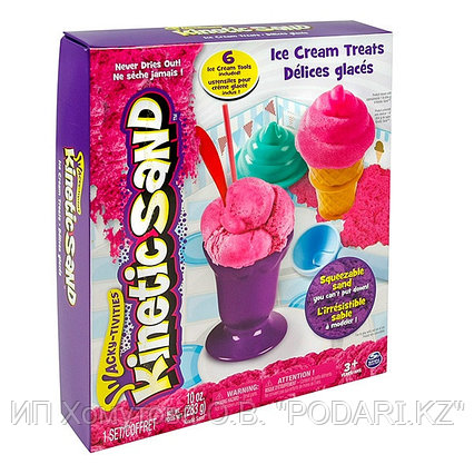 Kinetic sand 71417 Кинетик сэнд Игровой набор c формочками, 285 г