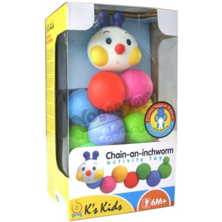 K's kids Гусеница-сортер развивающая KA610