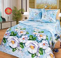 Постельное белье "Зефир", поплин, евро - размер. Россия