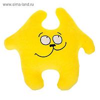 Мягкая игрушка-антистресс "Заяц Хрустик 04", цвет желтый