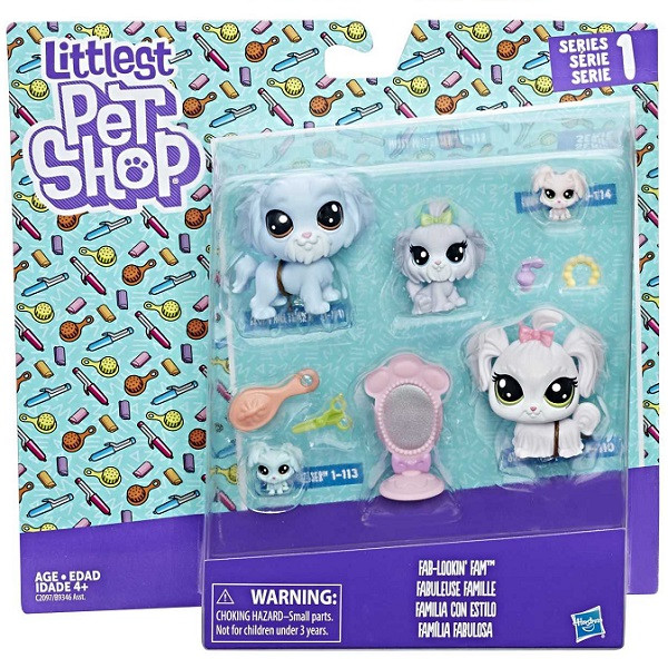 Hasbro Littlest Pet Shop B9346 Набор "Семья петов"
