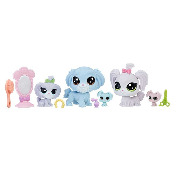 Hasbro Littlest Pet Shop B9346 Набор "Семья петов"