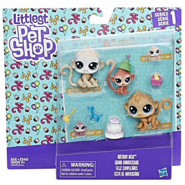 Hasbro Littlest Pet Shop B9346 Набор "Семья петов"