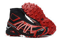 Зимние кроссовки Salomon Speedcross красные