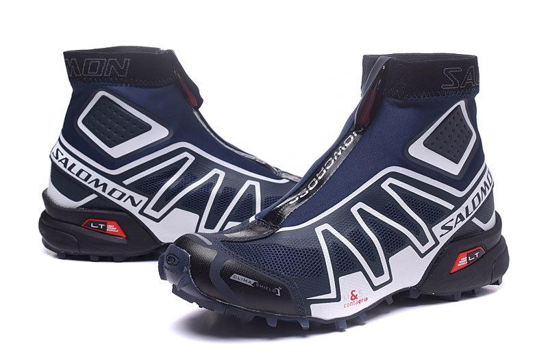 Зимние кроссовки Salomon Speedcross синие - фото 2 - id-p47583086