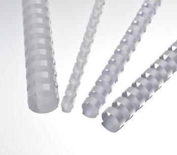 Пружины пластиковые для переплёта, 10 мм, цвет белый