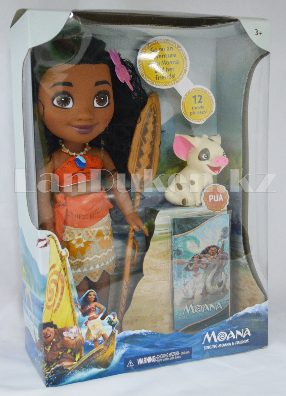 Кукла Моана с поросенком Пуа и аксессуарами высота 32 см - фото 9 - id-p47643596