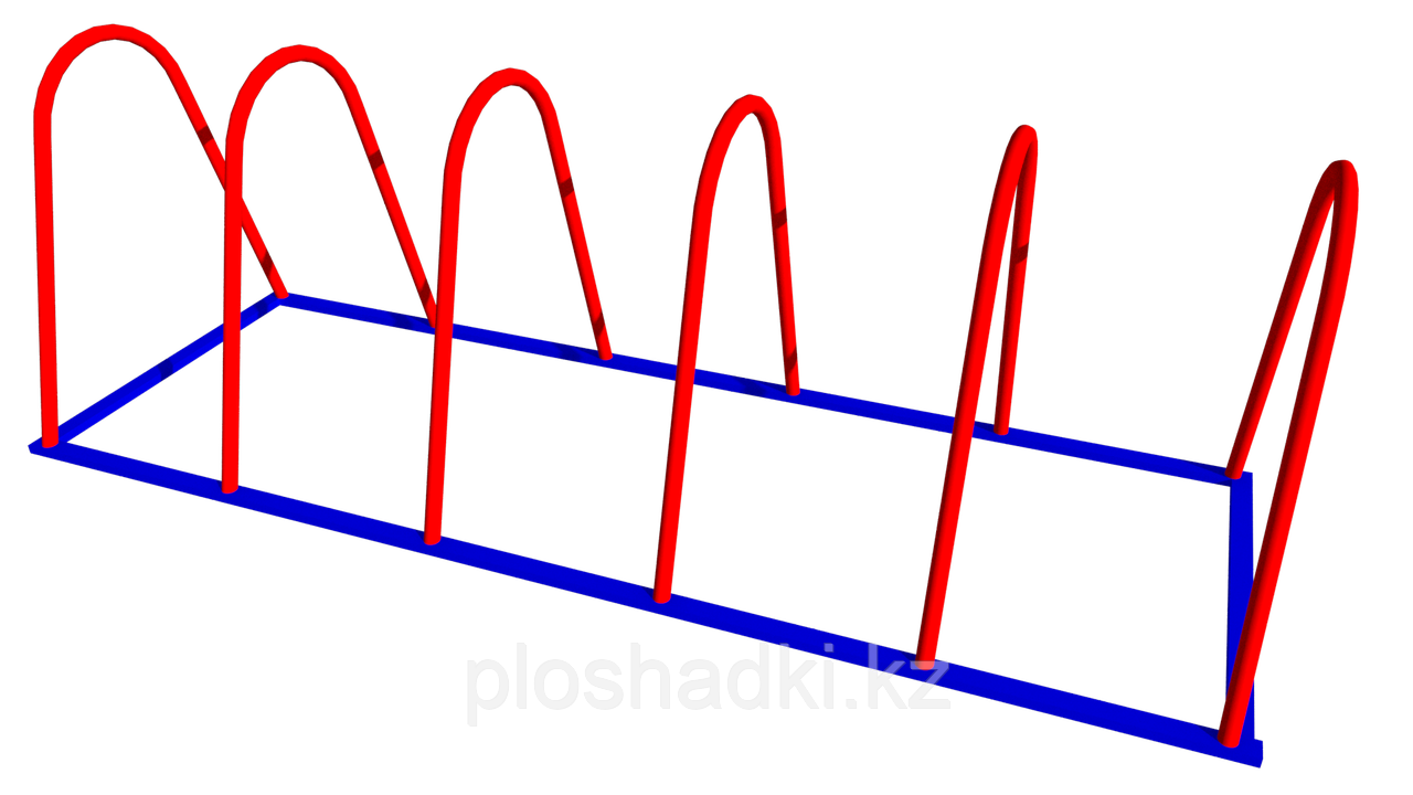 Велопарковка металлическая, 5 мест