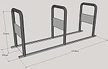 Велопарковка металлическая, фото 2
