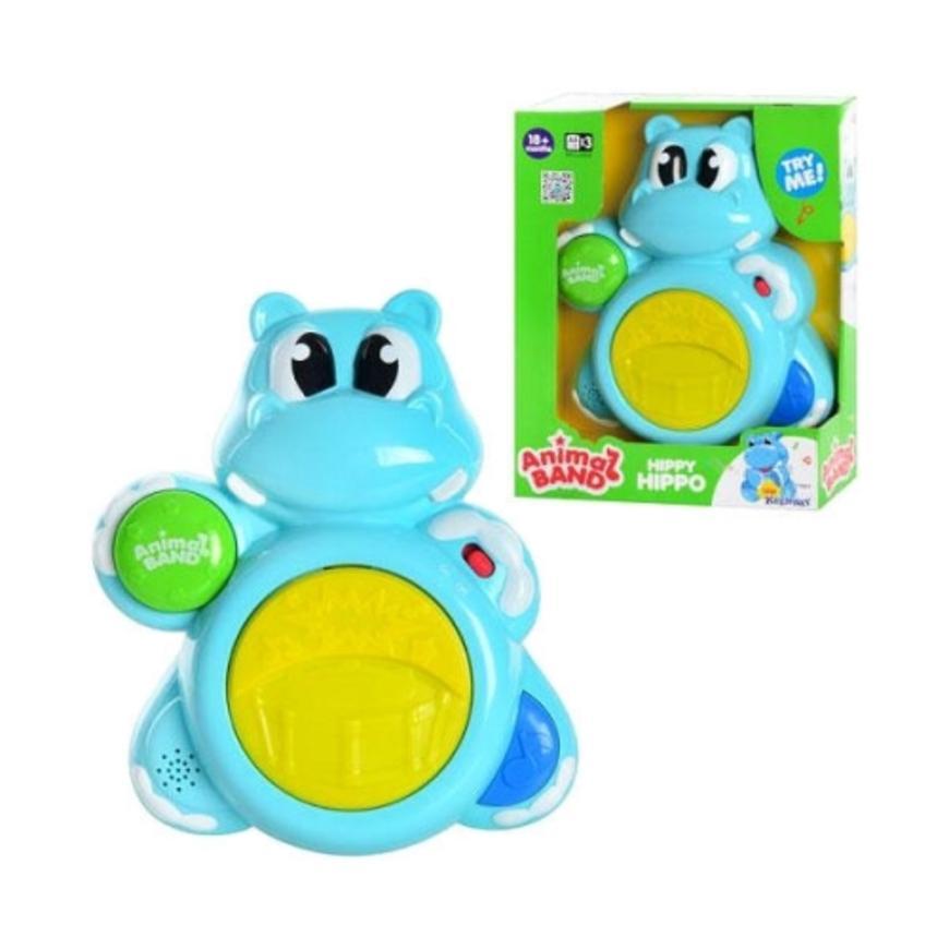 Игрушка Keenway Бегемотик барабанщик