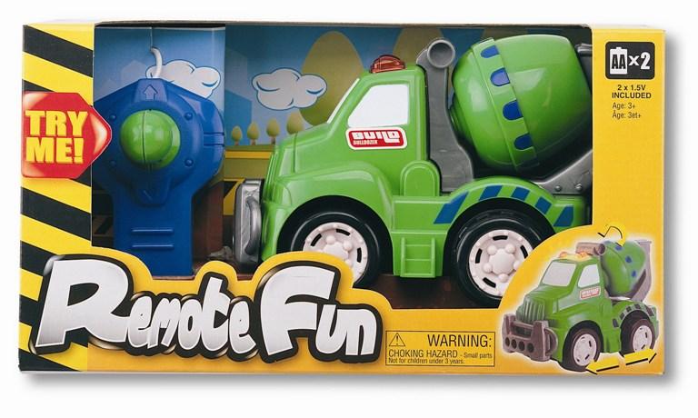 Бетономешалка Remote Fun. Дистанционное управление: со световыми эффектами, движется