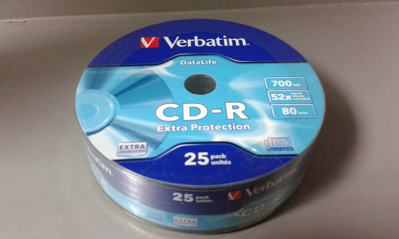Диски CD-R SP-025 Verbatim - фото 1 - id-p47626154