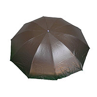 Полуавтоматический складной зонт с системой "антиветер", коричневый