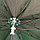 Полуавтоматический складной зонт с системой "антиветер", коричневый, фото 4