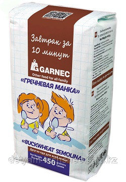 Гречневая манка Гарнец 450 гр безглютеновая