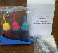 Чернила HP 6578 C/M/Y Exen (Japan) E23A-90 for c1823/c6578/c6625 refil kit (3*30ml dye ink)