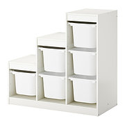 Стеллаж д/хранения игрущек ТРУФАСТ белый ИКЕА, IKEA