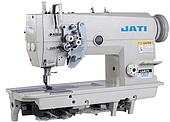 Промышленная 2-х игольная швейная машина с отключением игл JATI JT-6875-005 (6,4мм) 1/4" (голова)