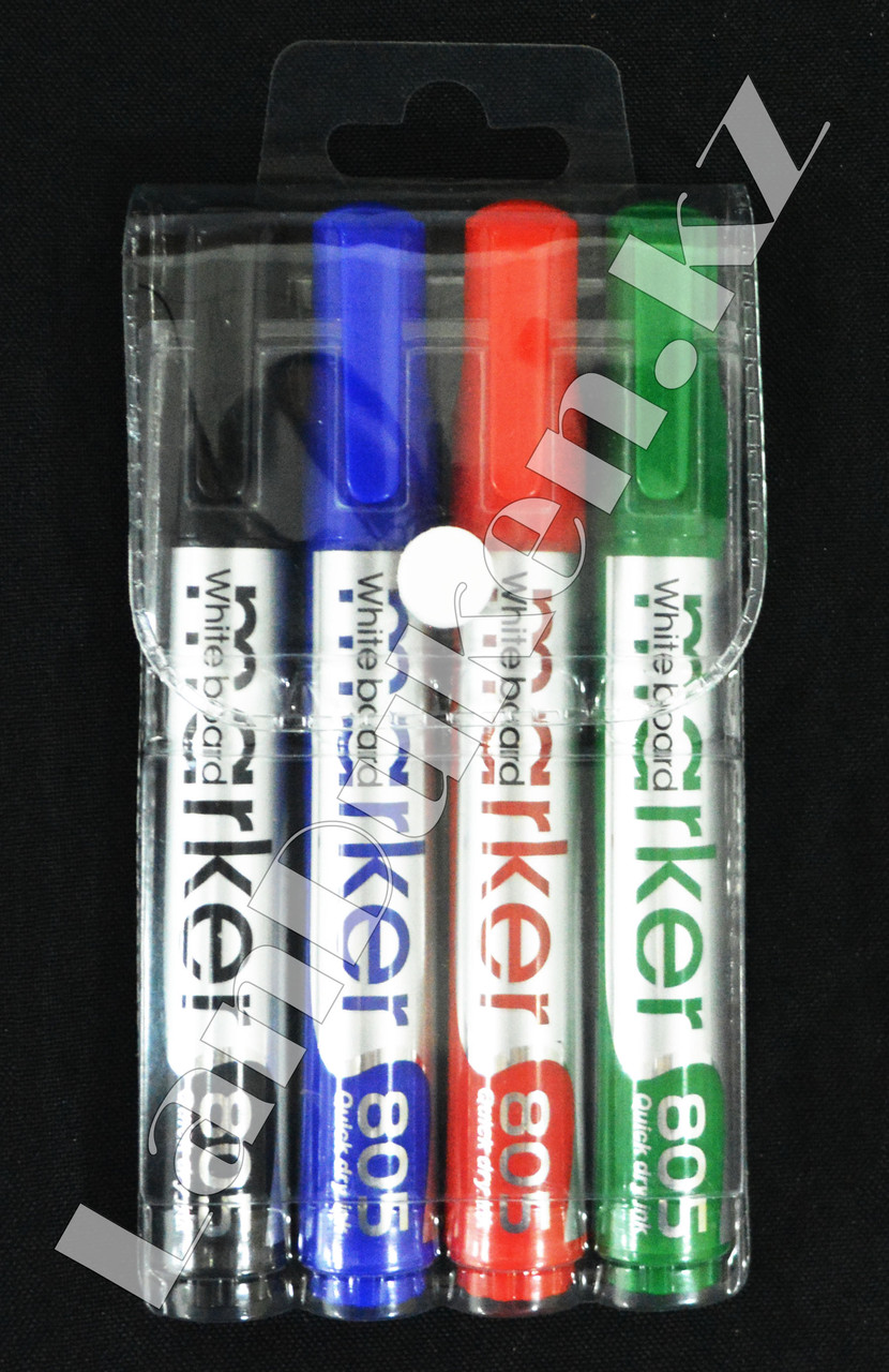 Набор маркеров 4 цвета для маркерной доски (4 шт.) - фото 1 - id-p46865915