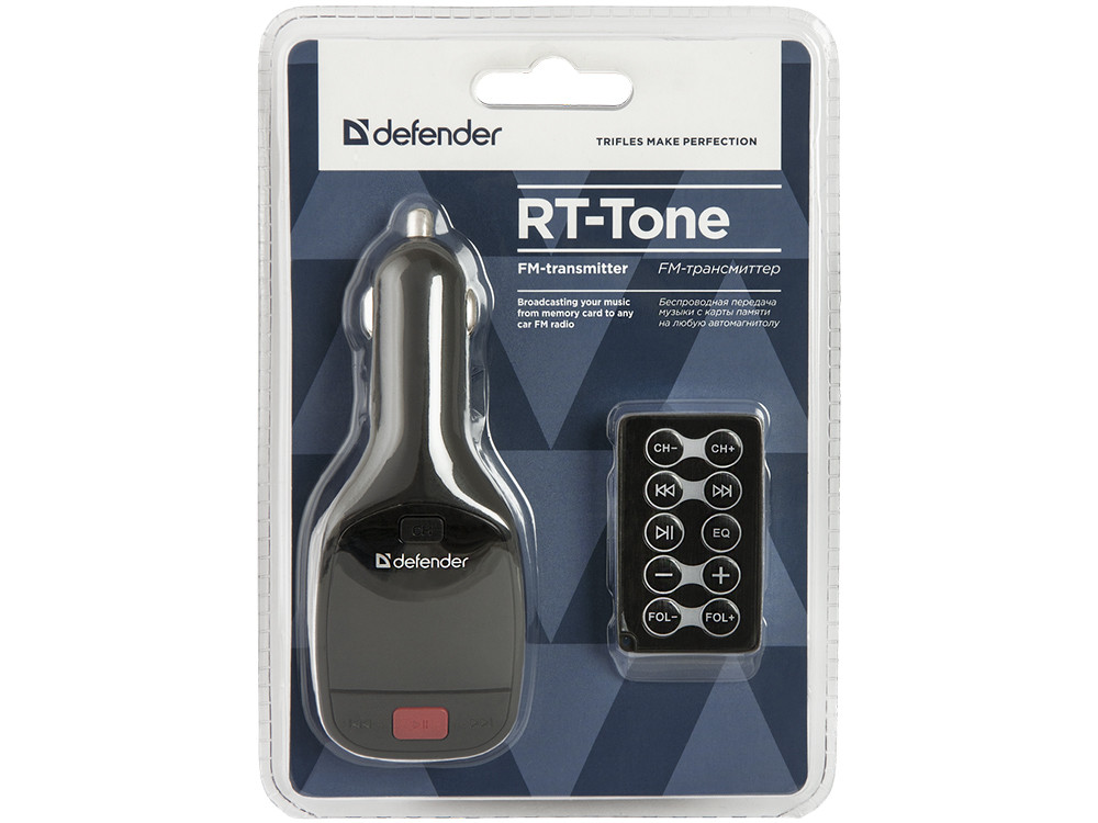 Модулятор FM Defender RT-Tone, Пульт ДУ
