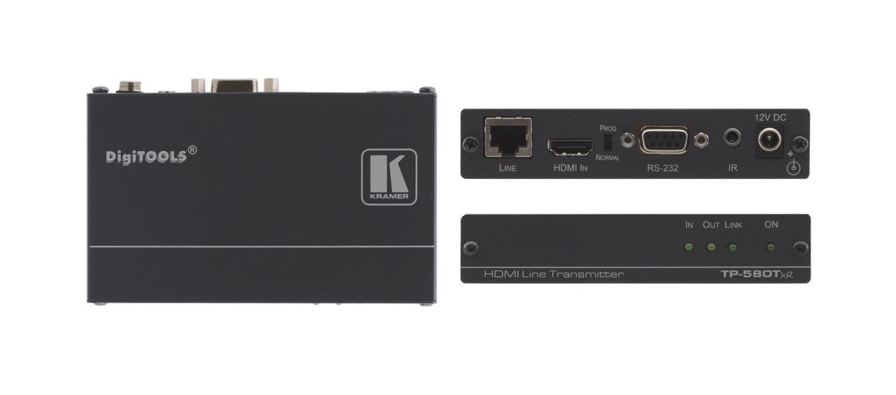 Передатчик Kramer TP-580TXR HDMI, RS-232 и ИК по витой паре HDBaseT; до 180 м