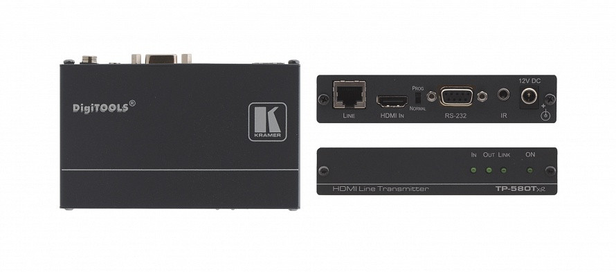 Передатчик Kramer TP-580T HDMI, RS-232 и ИК по витой паре HDBaseT; до 70 м