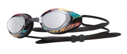 Стартовые очки для плавания Tyr Black Hawk Racing Mirrored Prelude цвет 959 Серебряный/Мульти/Черный