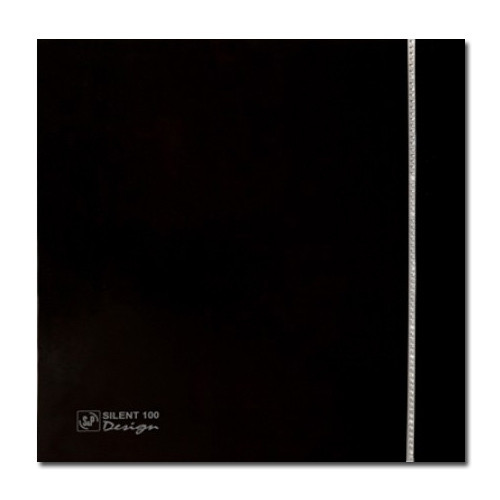 Вытяжка для ванной Soler & Palau SILENT-100 CZ BLACK SWAROVSKI DESIGN (230V 50) 