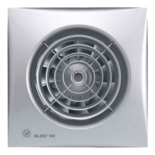 Вытяжка для ванной Soler & Palau SILENT-100 CHZ SILVER 