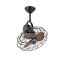 Вентилятор без подсветки Faro KEIKI MARRON