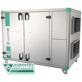 Приточно-вытяжная вентиляционная установка 2000 м3/ч Systemair Topvex SR03 HWH-R-CAV 