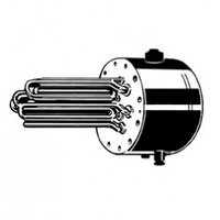 Фланец с нагревательным ТЭНом FCR 28/180 для водонагревателей Stiebel Eltron серии SB 602-1002 S, 9 кВт