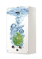 Газовый проточный водонагреватель 16-21 кВт Zanussi GWH 10 Fonte Glass Lime