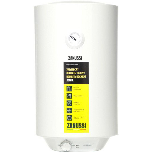 Электрический накопительный водонагреватель 100 литров Zanussi ZWH/S 100 Symphony HD , фото 1