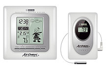 Цифровая метеостанция с радиодатчиком Atomic W839009-White