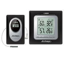 Цифровая метеостанция с радиодатчиком Atomic W239009 Black