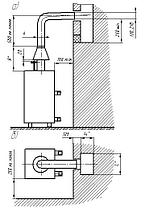 Напольный газовый котел Ривнетерм-32 (автоматика каре, Польша), 32 кВт до 300 м² 15 мм, отопление и горячее водоснабжение, 32 кВт, 300 м², фото 3