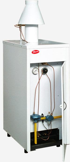 Напольный газовый котел Ривнетерм-32 (автоматика каре, Польша), 32 кВт до 300 м² 20 мм, отопление и горячее водоснабжение, 40 кВт, 380 м² - фото 2 - id-p47368194