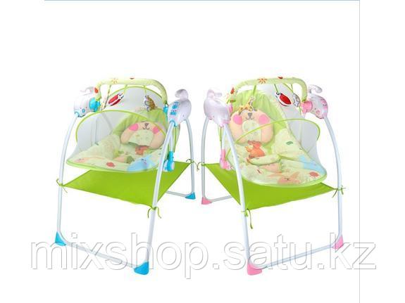 Электро качели Baby cradle 801 + москитная сетки и подушечка