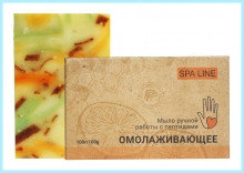 Мыло ручной работы ОМОЛАЖИВАЮЩЕЕ с пептидами