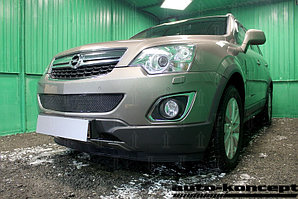 Защита радиатора Opel Antara I (рестайлинг) 2012- black низ PREMIUM